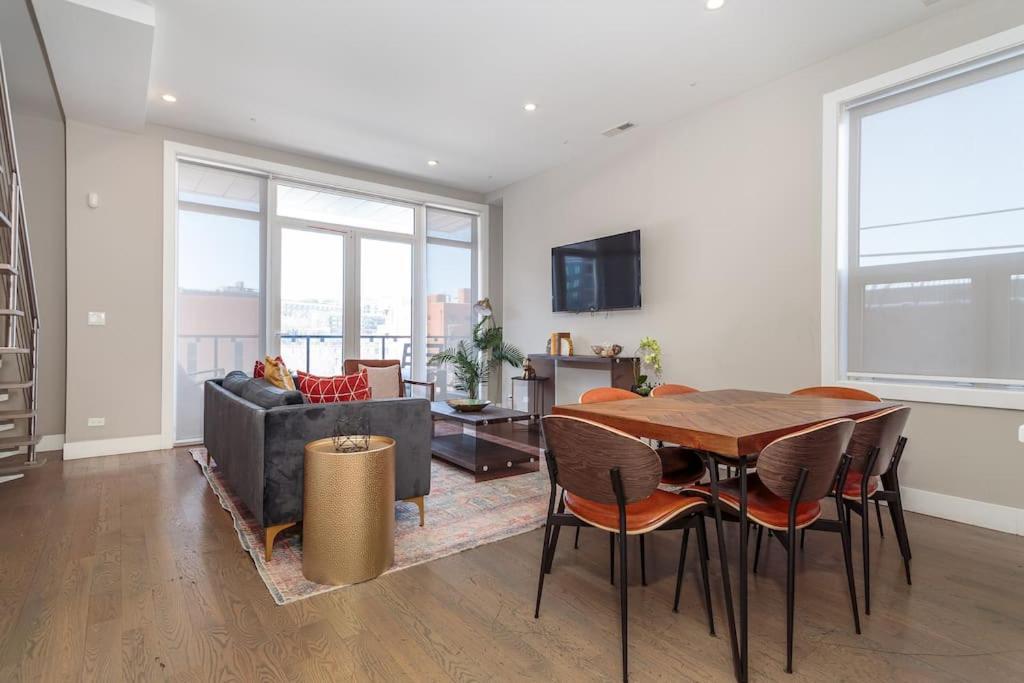 Villa Breathtaking Downtown Penthouse A - Sleeps 11 Chicago Exterior foto